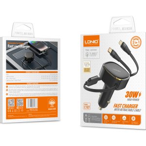 شارژر فندکی الدینیو مدل C107