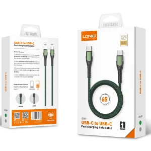 کابل شارژ USB-C به USB-C الدینیو مدل LC101