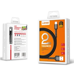 کابل شارژ USB به USB-C الدینیو مدل LS64