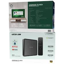 اندروید باکس گرین لاین مدل GNANDTVBOX ظرفیت ۱۶ گیگابایت با ریموت